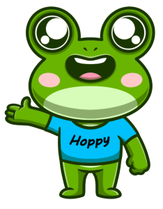 Hoppy the brand mascot